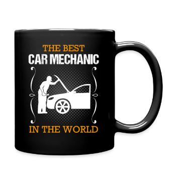 Vehicle construction mechanic Profession Vehicle construction Gift - Full Colour Mug - black - Right