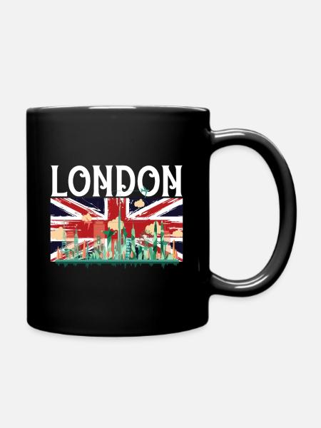 London - Full Colour Mug - black