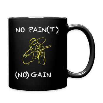 No Pain (t) (no) Gain - Tasse einfarbig - Schwarz - Rechts