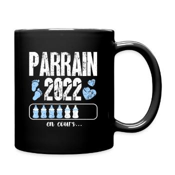 futur parrain annonce grossesse - Mug uni - noir - Droite