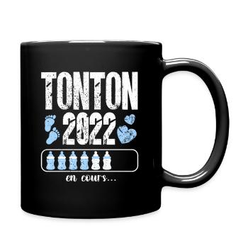 futur tonton annonce grossesse - Mug uni - noir - Droite