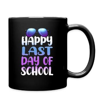 Happy Last Day Of School Students And Teachers - Full Colour Mug - black - Right