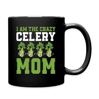 Maman céleri - Mug uni - noir - Droite
