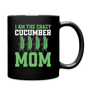 Concombre Maman - Mug uni - noir - Droite