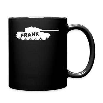 Frank The Tank Drinking School Men's Beer Drinker - Full Colour Mug - black - Right