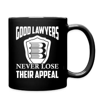Good Lawyers Never Lose Their Appeal Attorney - Full Colour Mug - black - Right