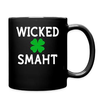 Boston For Life Wicked Smaht Southie Wicked Smart - Full Colour Mug - black - Right