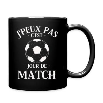 Jour de match de foot 2 - Mug uni - noir - Droite