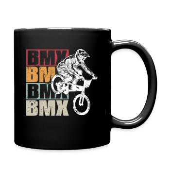 BMX Japanische Rote Sonne BMX Zubehör - Tasse einfarbig - Schwarz - Rechts