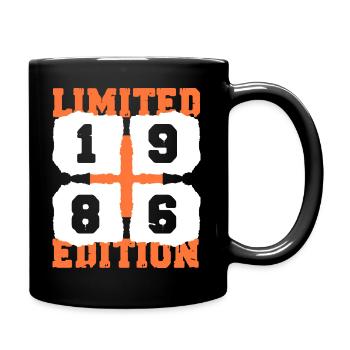 1986 birthday 36 years limited anniversary edition - Full Colour Mug - black - Right