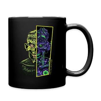 Zombie vs. Robots - Full Colour Mug - black - Right
