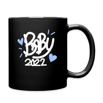 Bébé 2022 Enceinte - Mug uni - noir - Droite