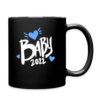 Bébé 2022 - Naissance Enceinte 2022 - Mug uni - noir - Droite
