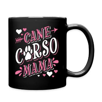 Cane Corso Mama Dogue Italien - Mug uni - noir - Droite