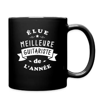 Elue meilleure guitariste de l’année - Mug uni - noir - Droite
