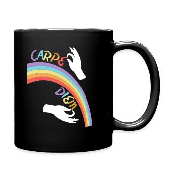 Carpe diem - Mug uni - noir - Droite