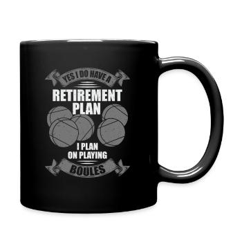 Pétanque Boule Pétanque Player Cadeau - Mug uni - noir - Droite