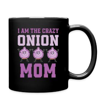 Maman crazy Onion - Mug uni - noir - Droite