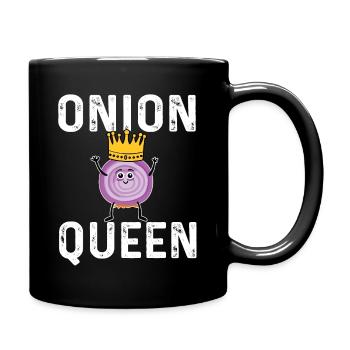 Onion Queen - Full Colour Mug - black - Right