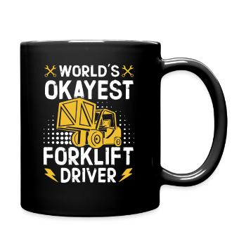 Conducteur de chariot élévateur - Conducteur de chariot élévateur - Mug uni - noir - Droite
