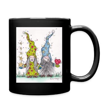 Ein alte Liebe 2 - Tasse einfarbig - Schwarz - Rechts