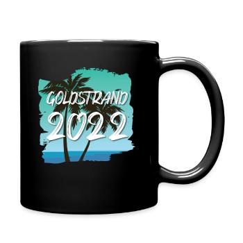 Goldstrand 2022 - Tasse einfarbig - Schwarz - Rechts