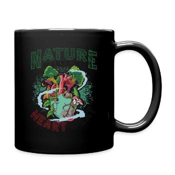 La nature fait battre mon cœur plus vite. - Mug uni - noir - Droite