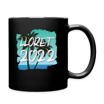 Lloret De Mar 2022 - Tasse einfarbig - Schwarz - Rechts
