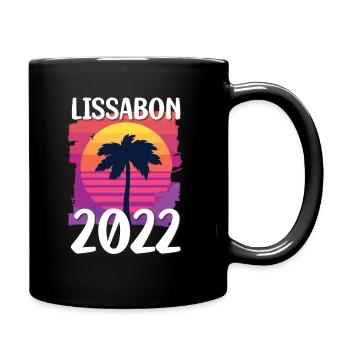 Lissabon 2022 - Tasse einfarbig - Schwarz - Rechts
