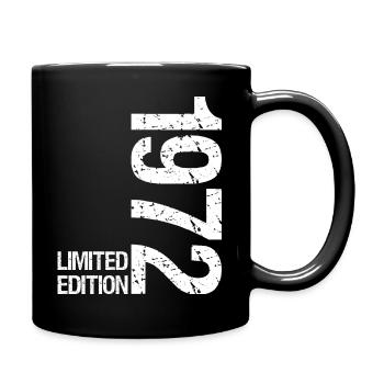50th Birthday 50s Limited Edition 1972 - Full Colour Mug - black - Right