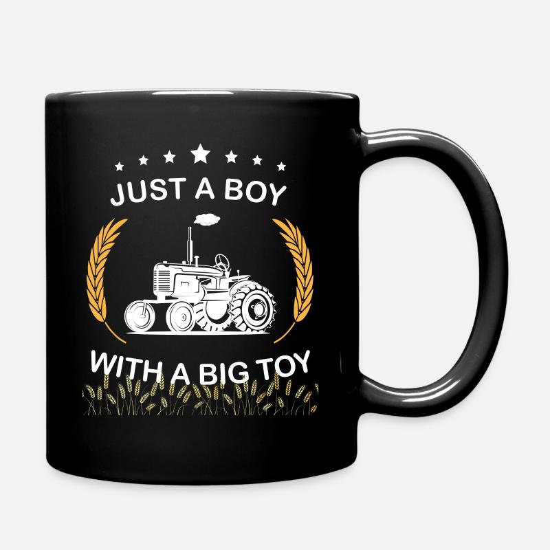 Traktor - Tasse einfarbig - Schwarz