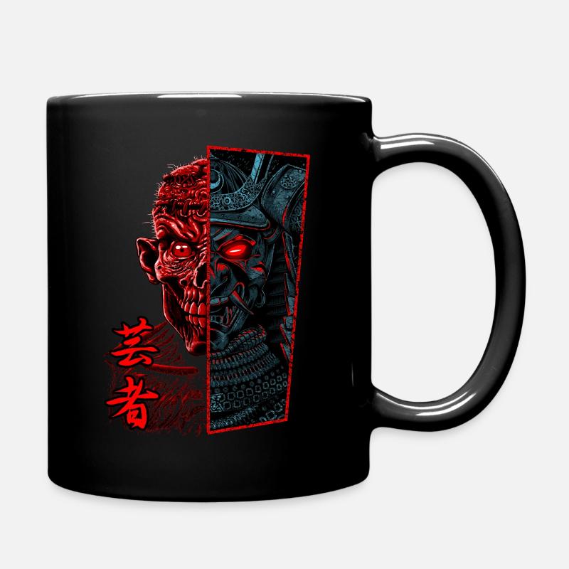 Samurai Zombie - Tasse einfarbig - Schwarz