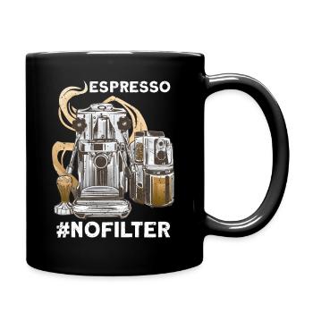 Espresso #nofilter coffee T-Shirt - Full Colour Mug - black - Right