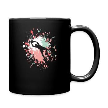 Soccer Goal Keeper Color Splash - Mug uni - noir - Droite