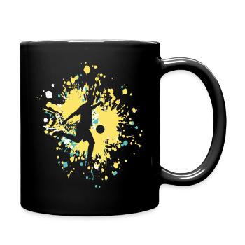 Soccer Passion Color Splash - Mug uni - noir - Droite