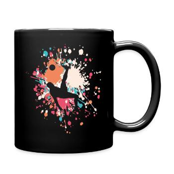 Soccer Havy Scissor Kick Color Splash - Tasse einfarbig - Schwarz - Rechts