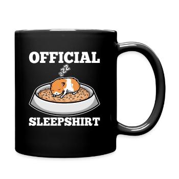 Chemise de nuit officielle Hamster - Mug uni - noir - Droite