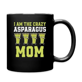 Asparagus Mama - Full Colour Mug - black - Right
