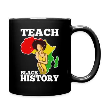 Teach Black History - Full Colour Mug - black - Right