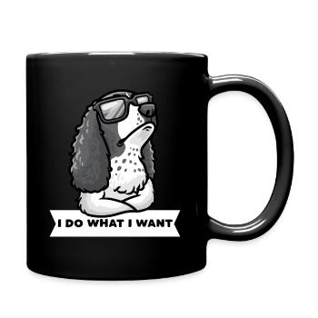 Deutsch Springer Spaniel Chien - Mug uni - noir - Droite