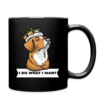 Nova Scotia Duck Tolling Retriever Dog - Full Colour Mug - black - Right