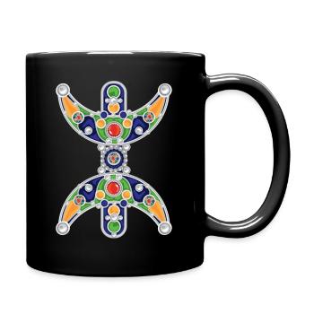 AMAZIGH SYMBOLE BERBERE Z IMAZIGHEN BIJOU KABYLE - Mug uni - noir - Droite