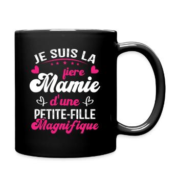 Je suis la Fière Mamie d'une Petite Fille Cool - Mug uni - noir - Droite