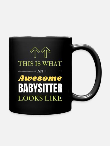 Babysitter - Tasse einfarbig - Schwarz