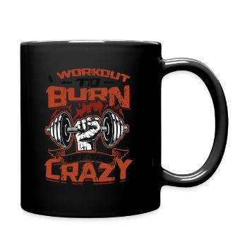 I train like a madman - Full Colour Mug - black - Right