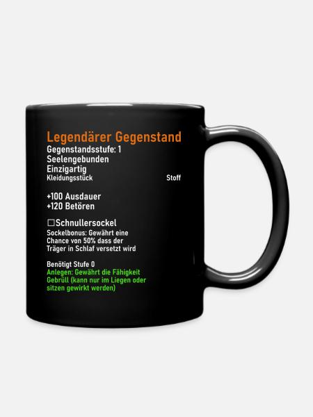 MMO Babyshirt - Tasse einfarbig - Schwarz