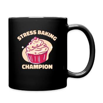 Pastry Chef Baking Champion Baked Goods Pastries - Full Colour Mug - black - Right