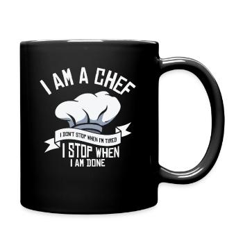 Chef Cuisine Repas Chefs culinaires - Mug uni - noir - Droite