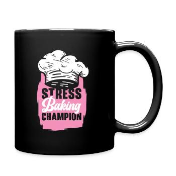 Pastry Chef Baking Champion Baked Goods Pastries - Full Colour Mug - black - Right