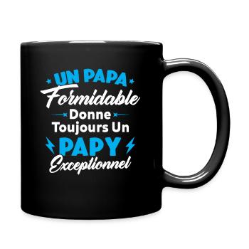Cadeau pour grand-père - Un papy exceptionnel - Mug uni - noir - Droite